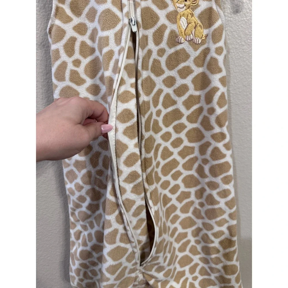 VINTAGE Disney Lion King Simba Baby Wearable Blanket Fleece Sleepsack‎ Sleeper